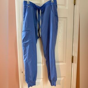 Figs Blue Cargo Jogger Pants